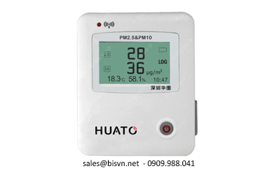 Huato S600-PM 2.5/PM10 Temperature humidity data logger